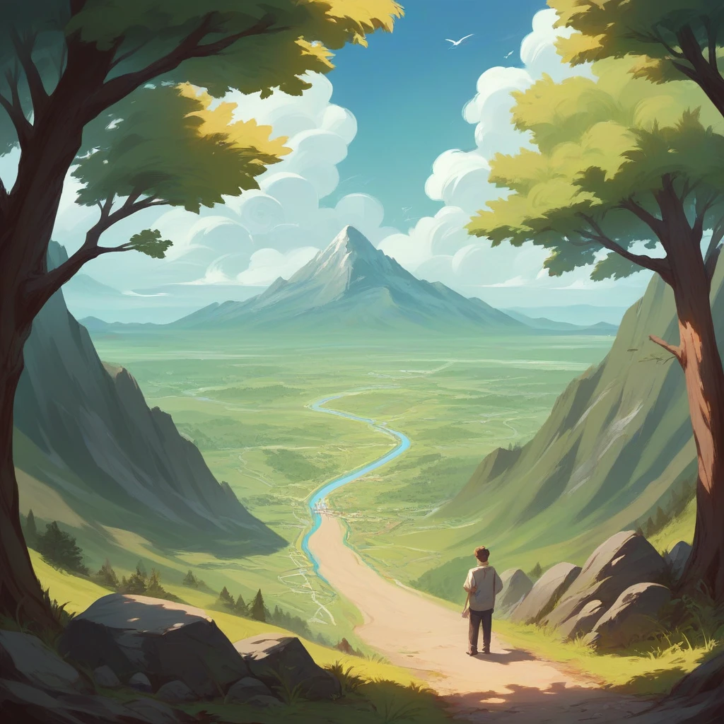 masterpiece, best quality, number, illustration, landscape, background, Low exposure, 4K resolution, Extreme details, Very detailed, light, Trees, Comfort, natural, unrealistic