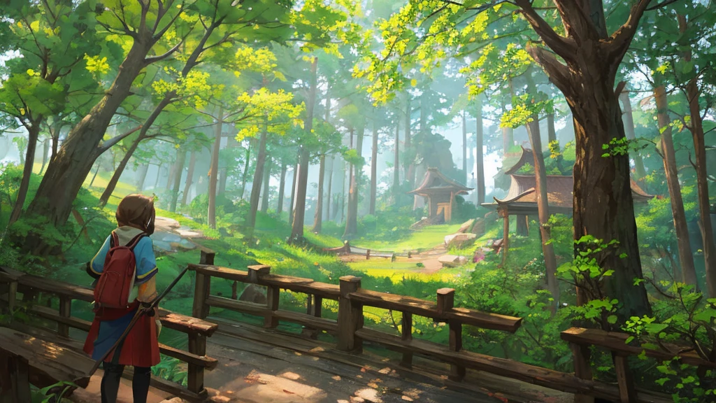 Cliff in the forest