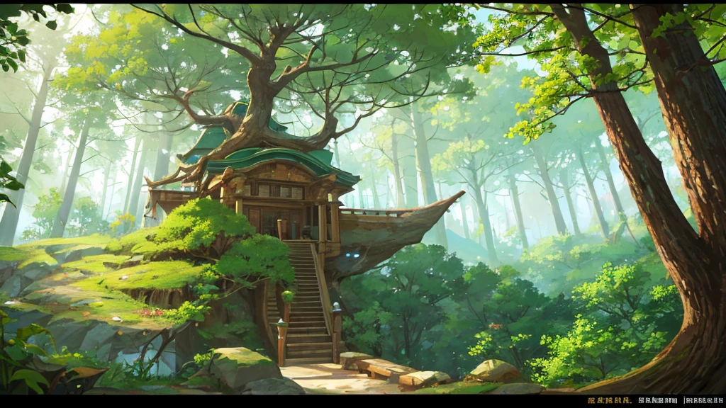 Cliff in the forest
