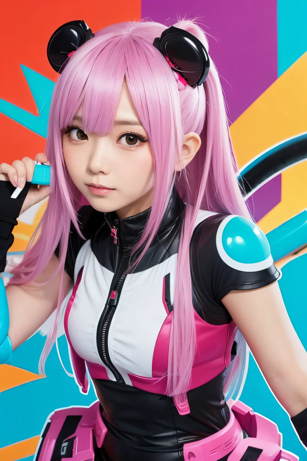 solo, Anime Style,Character portrait,2Dd size,Mini Mascot,Zenless Zone Zero,Pump