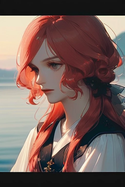 ((Лучшее качество)), ((шедевр)), (подробный), The girl with the red hair