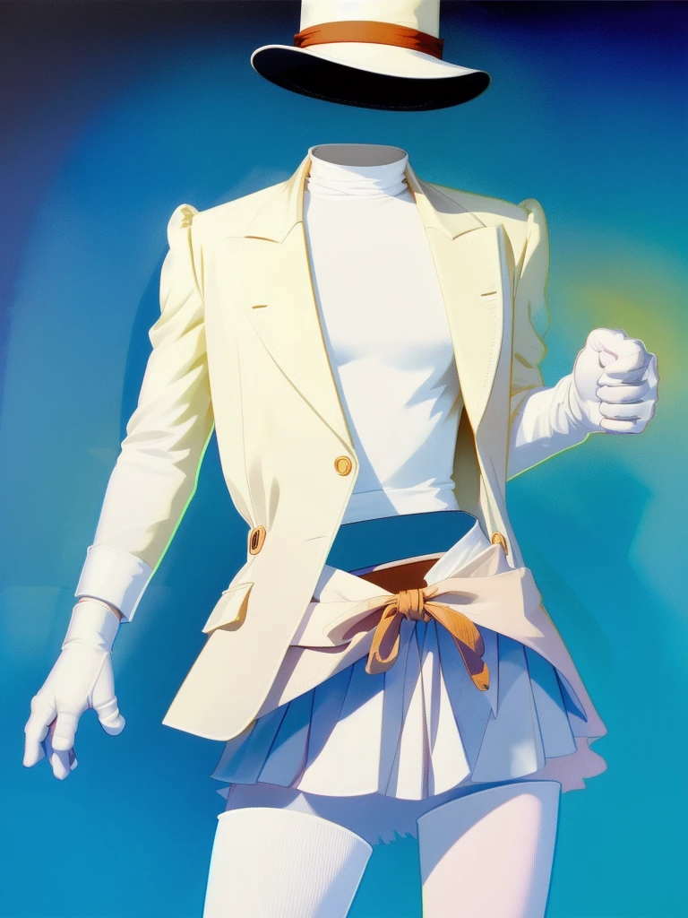 1girl, gloves, gradient background, hat, hood up, invisible, large breasts, loafers, omurice, painting of victorian era invisible man, pleated skirt, pocket, shirt, shoes, solo
,high quality, best quality, uhd, detailed image,
(flat colors, lineless, cel shading, white countershading:1.2), masterpiece, highres, by haps, Cory Loftis, Yuumei, by braeburned, by Tom Whalen, by Shiitakemeshi, by Pino Daeni, (white background, solo focus, depth of view:1.1)