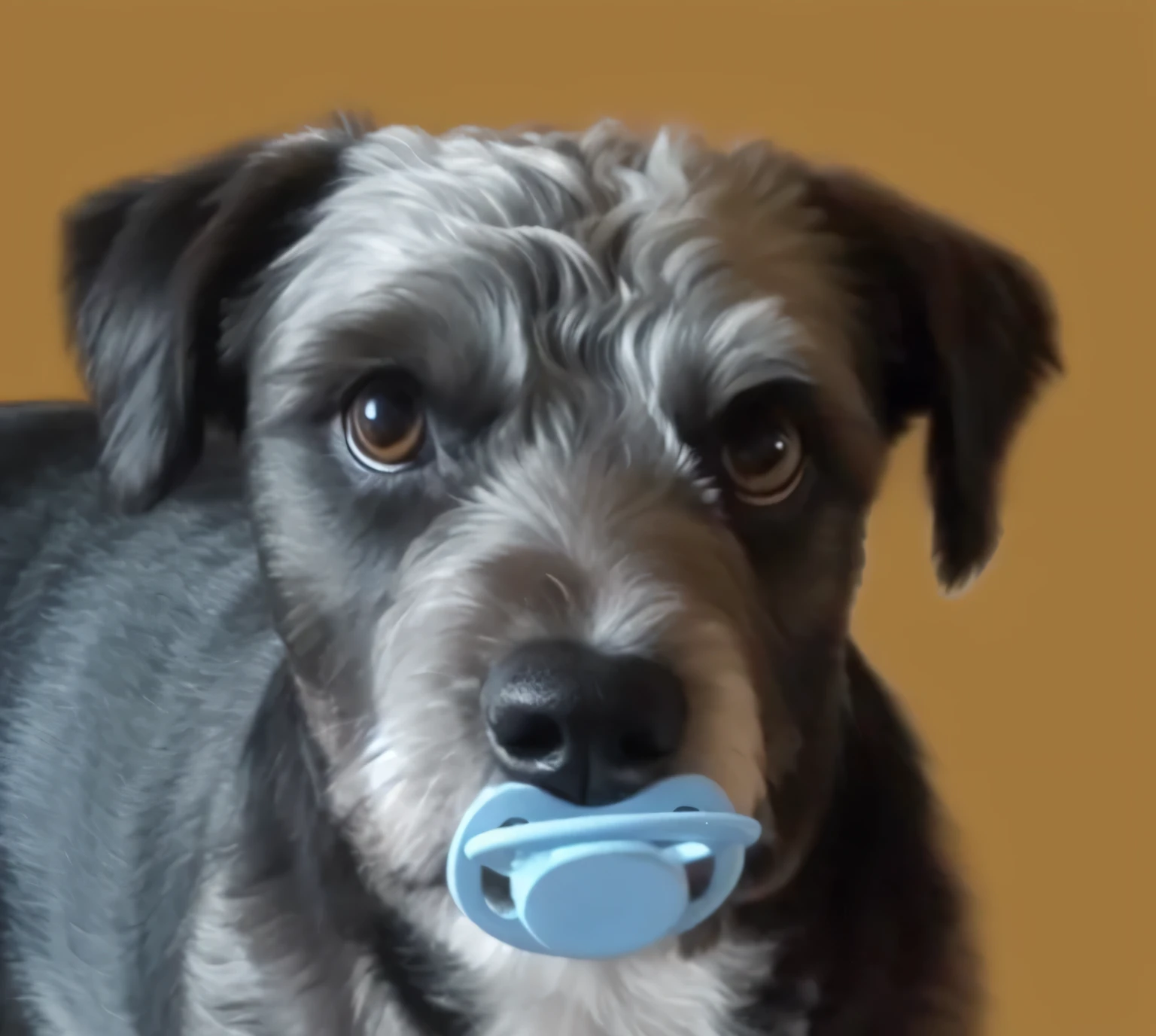 a very cute furry dog, he is very happy, his look is very happy and bright, he is smiling, the image is very detailed
