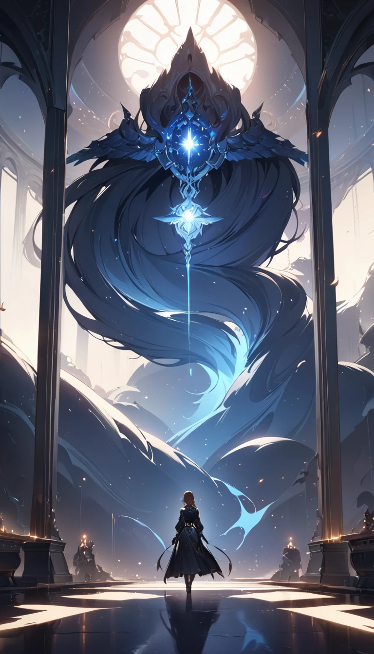 masterpiece, best quality, (extremely detailed CG unity 8k wallpaper), (best quality), (best illustration), (best shadow), absurdres, realistic lighting, (Abyss), beautiful detailed glow, art by PeterMohrBacher,