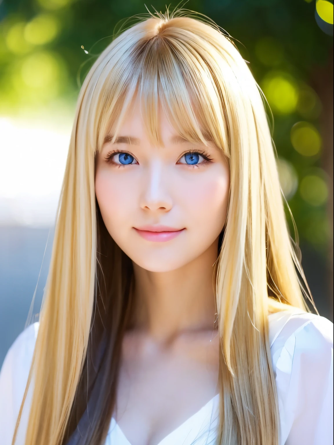 Shining, clear, white skin、Windblown hair obscures her pretty face、huge、20歳のかわいいセクシーな小さなBeautiful Face、Beautiful, shiny straight hair stands out、Spectacular, bright light blue eyes、Long, silky bangs that cover cute eyes, Sexy face hiding hair super long hair sexy cute young woman long natural blonde shiny glossy hair、Small Face Beauty、Gloss Face、Cheek gloss,Crystal Clear, frame center, 完璧にBeautiful Face、Beautiful Face、Beautiful hair with sparkling bright straight blonde hair、Silk bangs between the eyes、Bangs hide the eyes, Sparkling pale blue eyes, Sexy super long blonde cute young woman with super long blonde shiny light hair