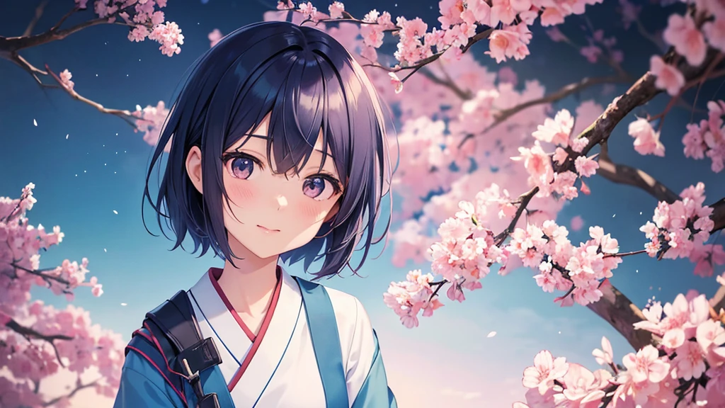 Yui is an AI avatar, appearing as a young Japanese woman in her early 20s. She has a friendly and intelligent look with large, expressive eyes. Her hair is short and stylishly cut, colored in a soft pastel blue. Yui's overall design balances realism with a slight anime influence, giving her a unique, approachable AI aesthetic. Her expressions are warm and engaging, designed to put users at ease