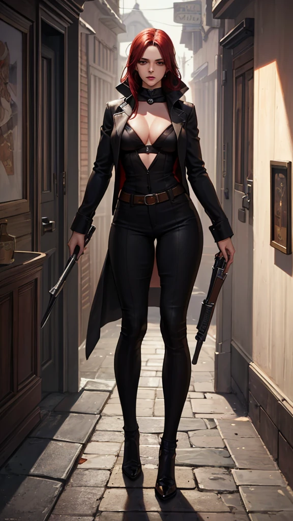 (masterpiece, 4K ,Super detailed:1.2), (anime:1), (Perfect quality), (((Adult body))), Fantasy, Assassin, Hitman, Rogue, Thief