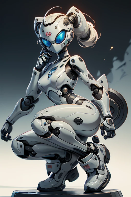 robot,Android, ,Young Girl,,Height: 130aracter portrait,Simple design,Deformation,Mini character,Pitch Resuit,Perfect Suit,Perfect costume,Yoga Suit,robotジョイント , robotの肩,Plug Suit,Spacesuit,Full body illustration,Helmet,Face masks,フルFace masksをかぶっている,
