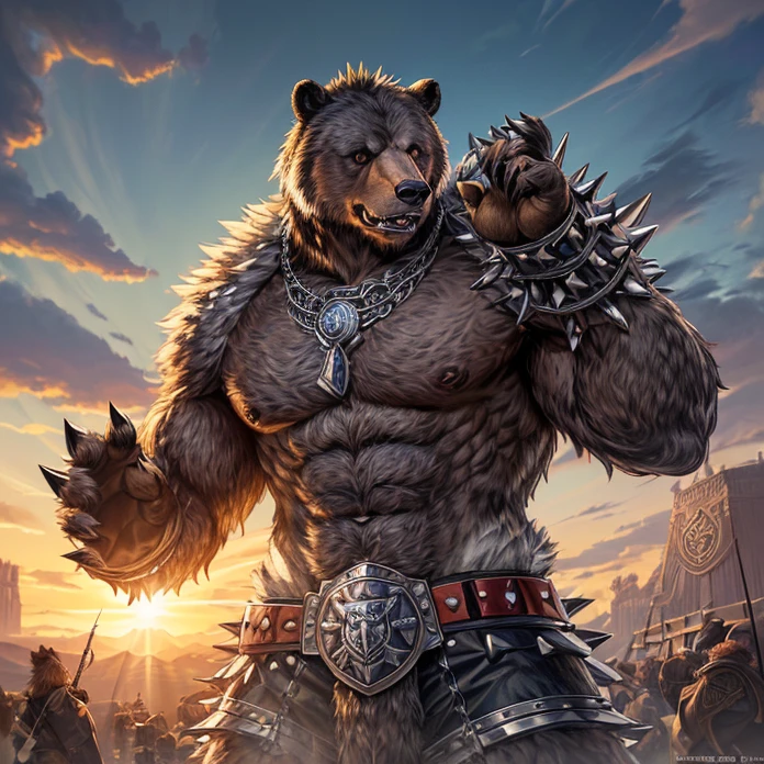 sweaty ,muscular , upper body, rainy ,rain forest, hairy ,anthropomorphic ,chest, hair, serious face,(Scar on face), Mature ,(Blue eyes),Huge ,muscular ,ripped, abs, wild,bearof tribal ambition, polar_bear, withe_bear,withe fur, armor, tribal_armor, wide_chest,wide_body,wide_torso,big_arms,big_body, intimidating,polar_bear,by_nullghost,by_nullghost,nullghost_art_style, comicbook_art,detailed, HD, 4k,upper_body,body_shot,face_focus, good looking, male, anthro, ultradetailed, muscular, solo, bareness, rippling muscles, muscles,Topless,Houses in the Stone Age,hairy,personification,chest hair,Serious face(scars in the face) Mature (blue eyes)Huge muscle ripped abs wild, full_body, tribal armor,Perfect Anatomy,HDR,8K,(withe_fur), anime,fullbody,perfect_arms,detailed_hands,big_hands, strong,hands, topless, visible_pecs,visible_abs, mowhawk, withe_hair, brute,muscular,big_arms, veiny