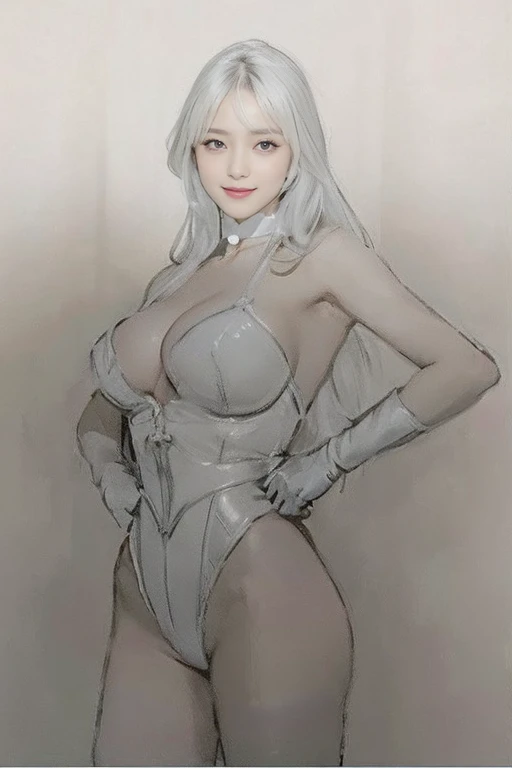 Reiko Kanzono, who is usually a businesswoman, is a superheroine and a super lady.
Estimated to be 27 years old, semi-long hair, glossy and beautiful black hair, bangs on the forehead,
The Super Lady is dressed in a pure white bustier leotard battle suit in the style of Wonder Woman, exuding unparalleled beauty. Elegant, graceful, innocent, refreshing, incredibly charming. Elegant and beautiful smile. A stunning beauty with outstanding style. Outstanding proportions, and big breasts. The leotard-style battlesuit is based on pure white and has a gold power belt at the waist. Boots and bracelets are also white. The choker is also white. The leotard has stitched stripes like a Power Woman. There are special color-coded shields around the nipples and genitals, which is a sexy accent in terms of design. Her high-cut legs dig into her crotch. Incredibly erotic and sexy. V-Front high-cut legs. There is no doubt that it will fascinate all men. Moreover, he defeats the wicked one after another. Invincible superheroine. And a beautiful maiden with a lovely sense of style. An elegant and elegant beauty. Mature and intelligent woman with a smile on her face. Men in the world must be captivated in an instant.
Amazingly beautiful woman with pre-battle pose, standing figure, graceful, classy, pure, innocent, adorable, cute, refreshing, smiling, innocent, neat, incredibly attractive, outstanding style, big breasts, big breasts, big breasts Japan woman with very big sexy breasts and very big cleavage, semi-long hair, glossy and beautiful black hair, Pure white leotard-style battlesuit with a golden power belt around the waist, white boots and bracelets, choker around the neck, stripes with stitching reminiscent of Power Woman, special shields with different coloring around the nipples and genitals, emphasis on the design, sexy erotic design, erotic and sexy, V-front high-cut legs, T-back design at crotch, incredibly erotic and sexy, 1 girl, no tiara, nothing on the forehead, bare f
