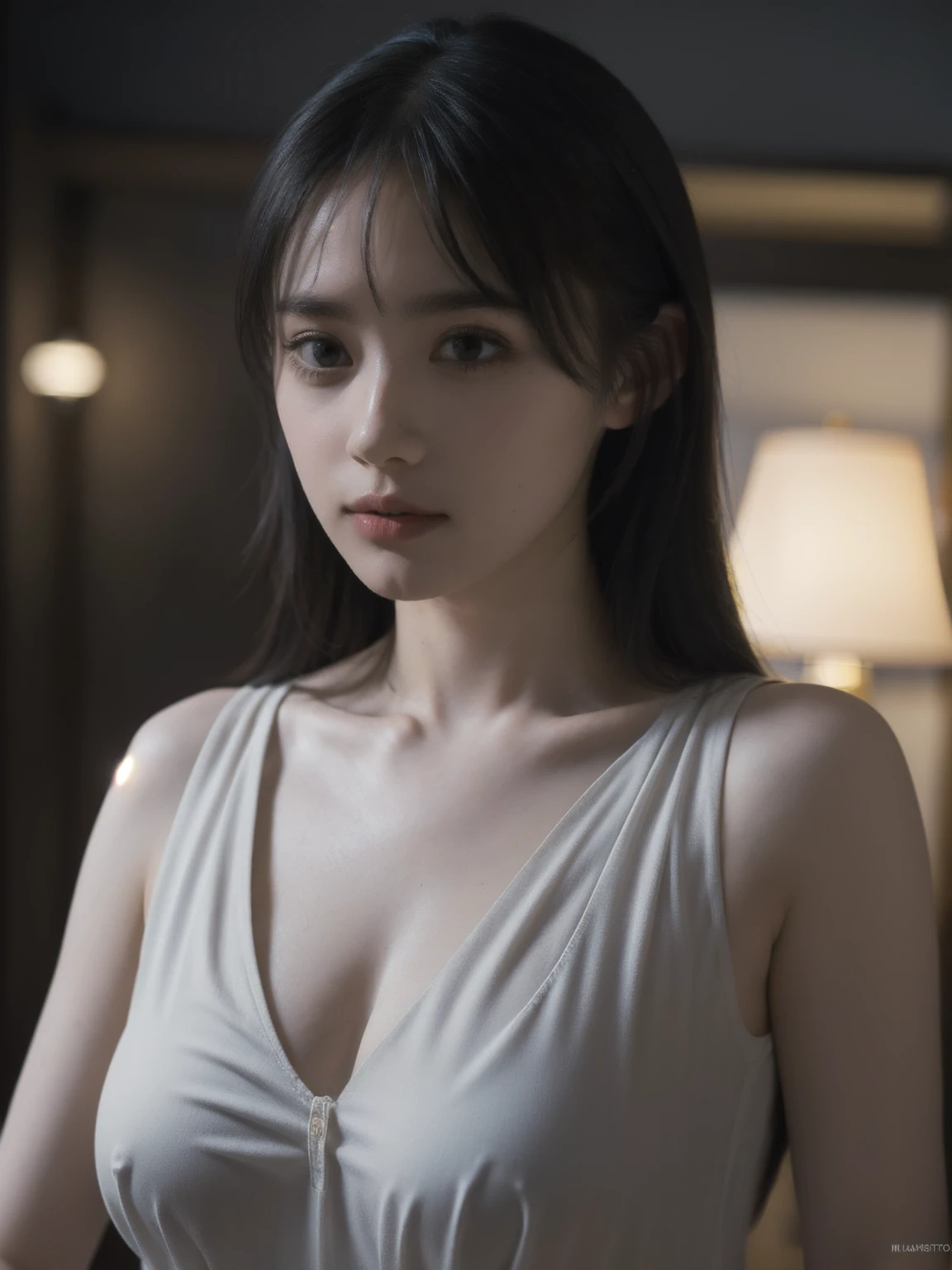 1girl, woman, masterpiece, best quality, highest quality, cinematic lighting, (volumetric lighting), extremely detailed CG unity 8k wallpaper, focused, 8k wallpaper, extremely detailed, ultra realistic, photorealistic, sharp focus, absurdres, (HDR:1.2), (high contrast), photograph, detailed and intricate, instagram, portrait, highly detailed, digital painting, artstation, concept art, smooth, sharp focus, illustration, cinematic lighting, (whole body:1.2), (big breast:1.2), undress shirts