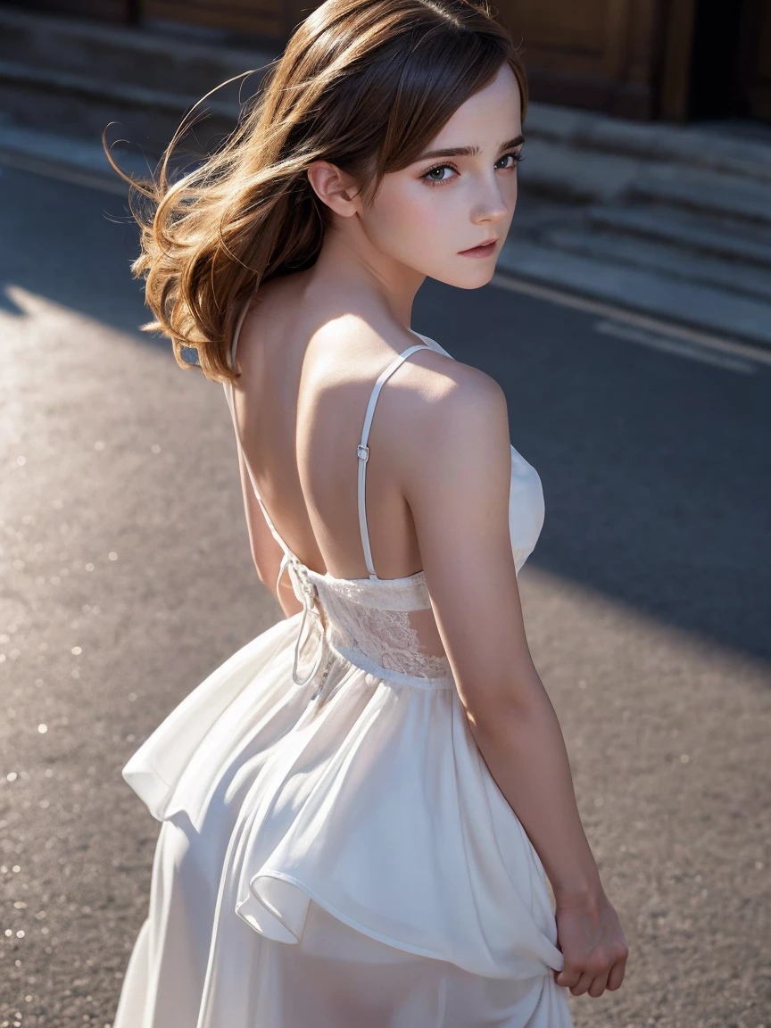 Emma Watson poses for a photo in a white dress, 優美な体型Emma Watson, スーパーモデルの体Emma Watson, サイドポーズEmma Watson, {Perfect body}Emma Watson, バックスリットEmma Watson, Very slim body, ホワイトボディEmma Watson, Perfect bodyEmma Watson, 完璧なバランスEmma Watson, 美しいボディのスタイルEmma Watson, Emma Watson is tall and skinny, 横顔ショットEmma Watson, 完璧な構成ボディEmma Watson, Side view, エレガントで滑らかなボディEmma Watson, ゴージャスな姿Emma Watson,{{{{{{{(masterpiece, .CGI:1.4),(8k raw photo, best quality, masterpiece:1.2) super detailed official art,photorealistic:1.37, (outstanding, professional),masterpiece,best quality,ultra detailed,highres,high-resolution,4K,4Kportrait,8k,8kportrait,unity8kwallpaper,extremely detailed CG,realistic,RAW photo,real person,portrait photography,photorealistic,shiny skin,detailed skin,(((dynamic angle full body 
 and dynamic angle wide shot
 and dynamic angle close-up
 and dynamic angle upper body
 and dynamic angle from above
 and dynamic angle from behind
 and dynamic angle from below
 ))),{{{{supermodel }}}},{{{{Photorealistic:1.4}}}}, beautiful detailed, highly detailed eyes and face, beautiful detailed eyes, ridiculous, incredibly ridiculous, super detailed, high resolution, highly detailed, top quality, masterpiece, illustration, highly detailed, CG, unified, 8k wallpaper, amazing, fine detail, masterpiece, top quality, highly detailed CG unified 8k wallpaper, face light, movie lighting,surrealistic female portrait, magic lights, 32K resolution, action poses, realistic photography, dynamic lighting, art station, volume lighting, highly detailed face, awarded, shadows}}}}}}}