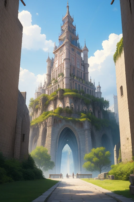 ((Highest quality)), ((masterpiece)), (detailed), Dungeons、tower、Background only