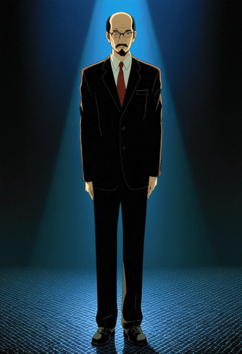 Lawyer, full body, by Satoshi Kon, cinematic still, (best quality, masterpiece), very aesthetic, perfect composition, photorealistic, intricate details, ultra-detailed, vivid colors