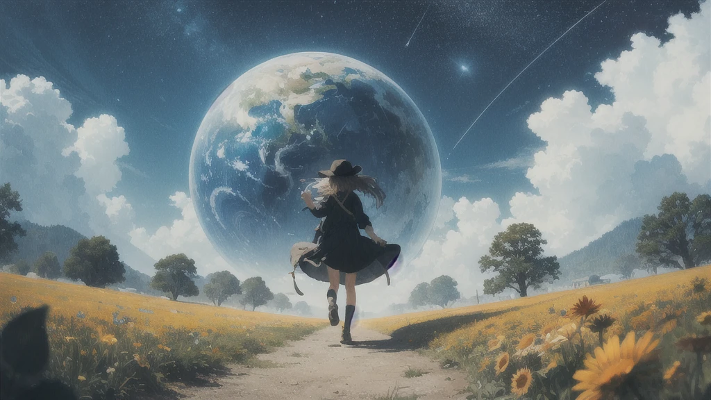 Promenade, absurdes, High resolution, Super detailed, (One little girl:1.3),
Break Lomography, Analogue photography, Vibrant colors, Soft Focus, Light leakage, Dreamy atmosphere, Experimental charm, Nostalgic Charm BREAK Color Field Painting, large colored bands, abstract expressionism, Bold colors, Emotional impact, Atmospheric Depth, Minimalist Approach BREAK
, Space Exploration, Celestial Bodies, Astronomical phenomena, Scientific discoveries, otherworldly wonders