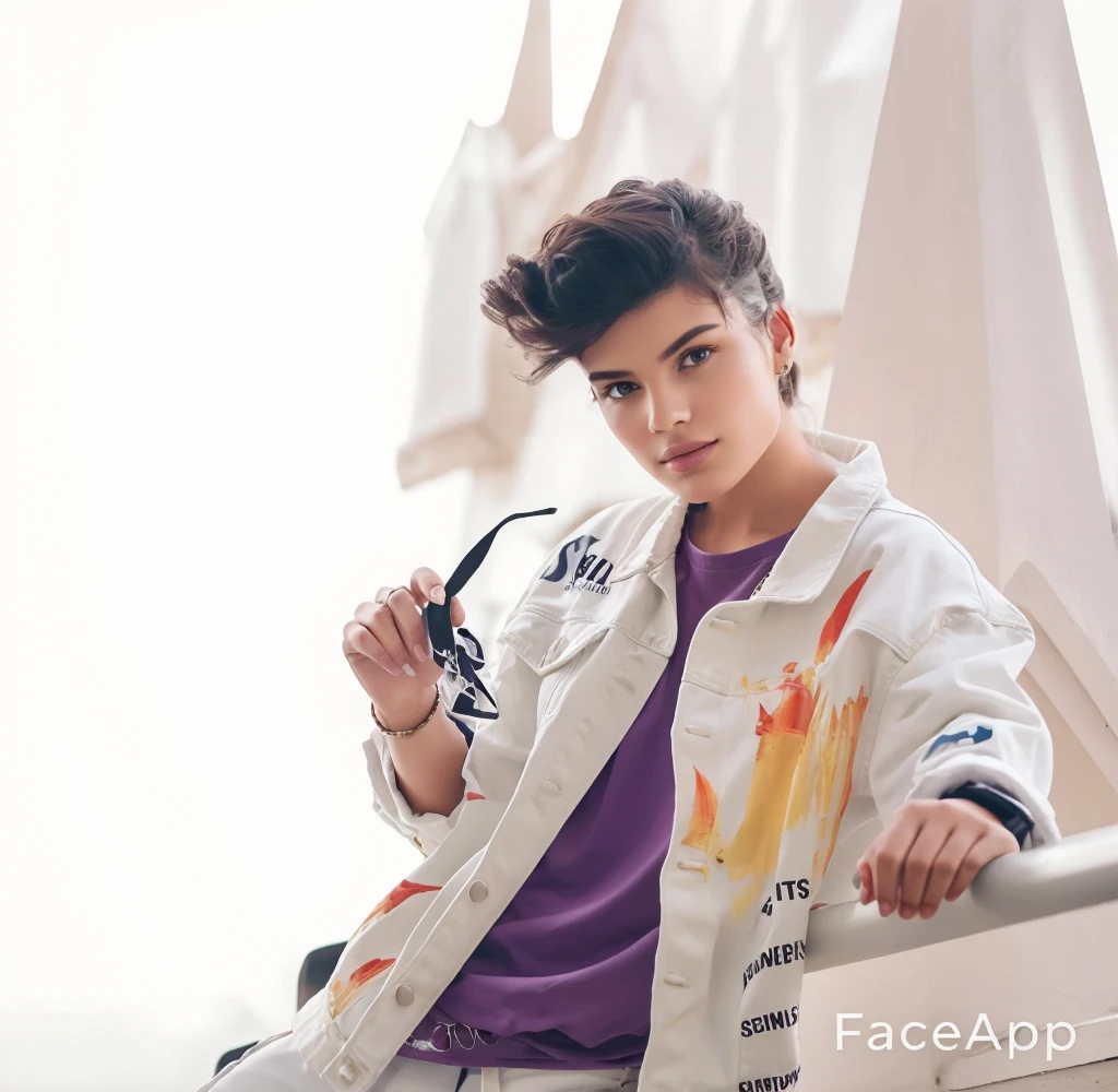 White denim jacket outfits stylish look 