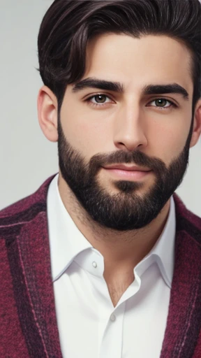 A handsome Jewish man focus on the face