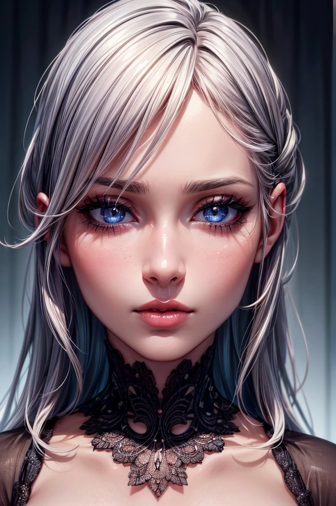 nsfw, a woman, beautiful detailed eyes, beautiful detailed lips, extremely detailed face, long eyelashes, detailed skin texture, soft lighting, high quality, 8k, photorealistic, cinematic composition, dramatic lighting, moody colors, chiaroscuro
