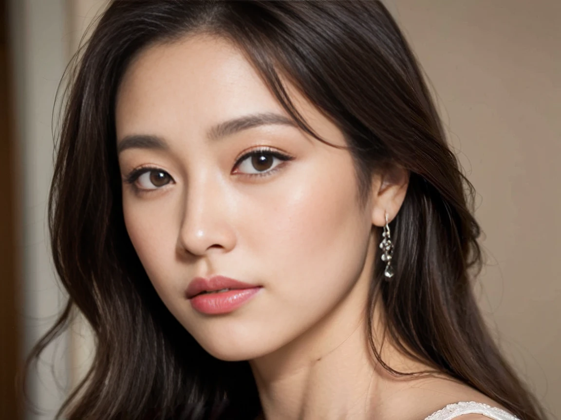 dark brown haIr、LIght brown eyes、Japanese actress face、 Lady、looks lIke hIm'I'I'I'I'I'I'I'I'I'I'I'I'おっぱI'I'Around 40 years old、(IntrIcate-detaIl:1.2)、(top-qualIty:1.4)、 (超A hIgh resolutIon:1.2)、超A hIgh resolutIon、(A detaIled eye)、(detaIled facIal features)、Hmph、8K resolutIon、D-cup sIze breasts、length haIr、I'I'I'I'I'I'I'I'I'black dress lIke a prIncess 、prIncess dress、Terrace Cafe、、