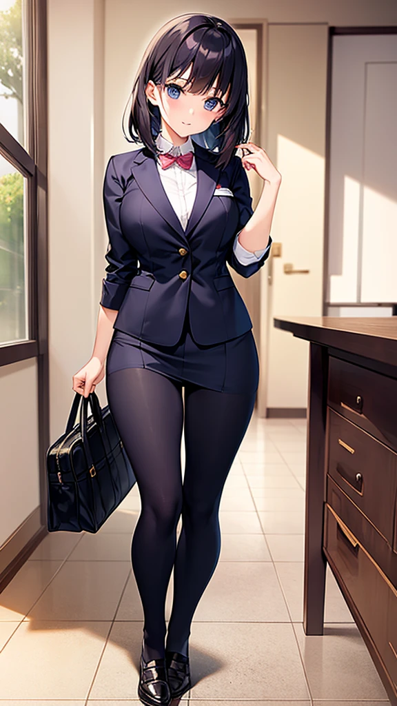 Beautiful anime girl, young, teacher lookbook