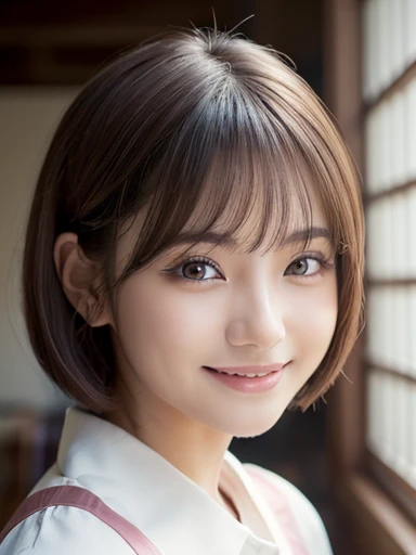 Highest quality, Face Focus, Soft Light, Ultra-high resolution, (Realistic:1.4), RAW Photos,
1 Japanese girl, alone, cute, (pupil, There'There'There'The light in my eyes), (Beautiful face in every detail:1.3) ((High resolution detail of human skin texture:1.3) beautiful shiny white skin Beautiful three-dimensional effect
indoor,
Damask Shirt Dress, (Beautiful straight bob hair all the way to the ends:1.3) Elegant and clean Intelligent and stylish
(Portraiture) High definition focus on pupil Diffused light from a window Beautiful gradation A kind smile (Beautiful gradation:1.3) A kind smile