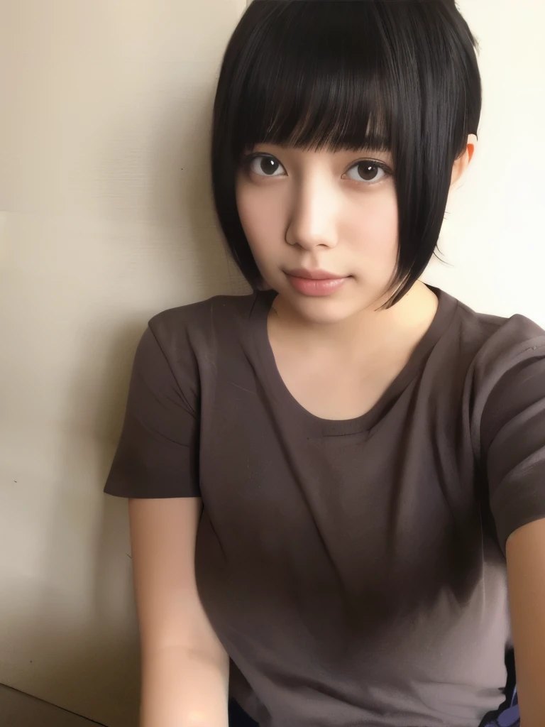 Natural beautiful young woman