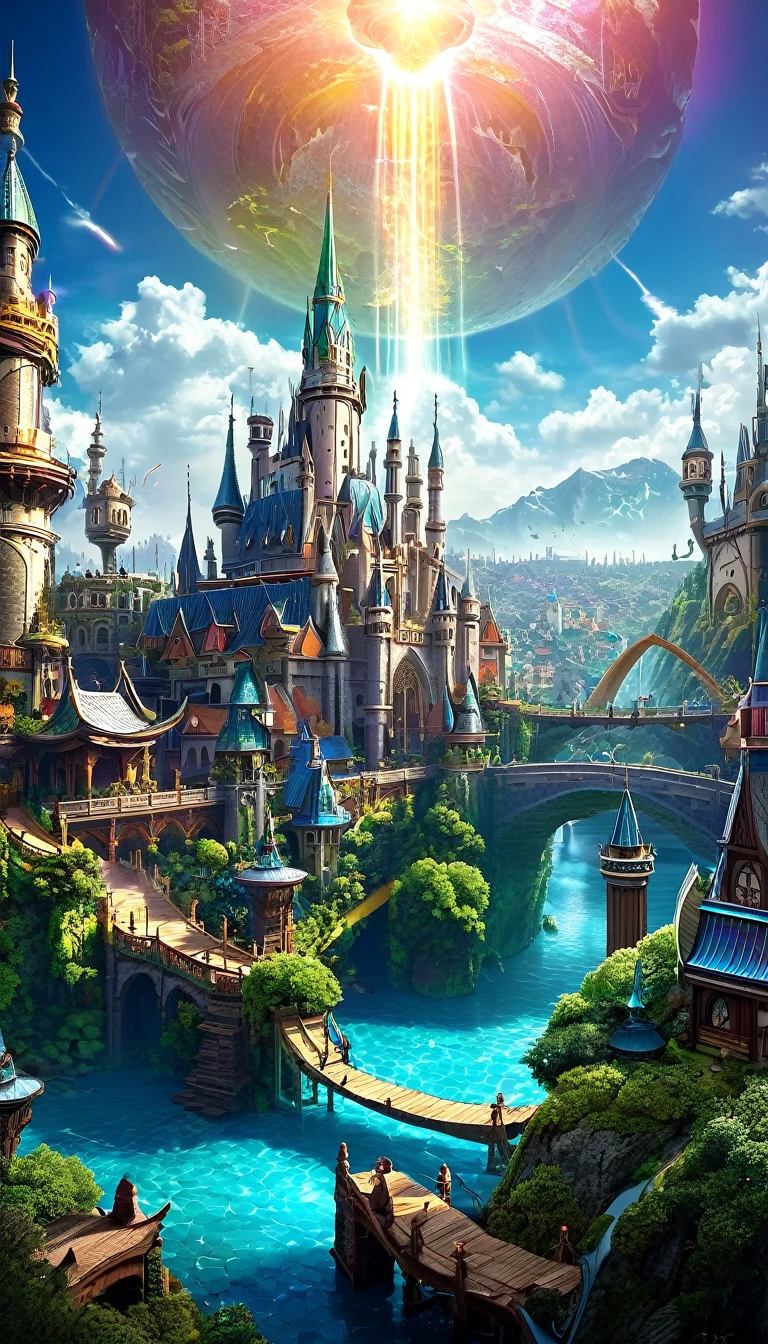 Fantasy world ,city 