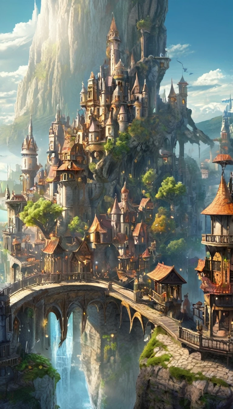 Fantasy world ,city 