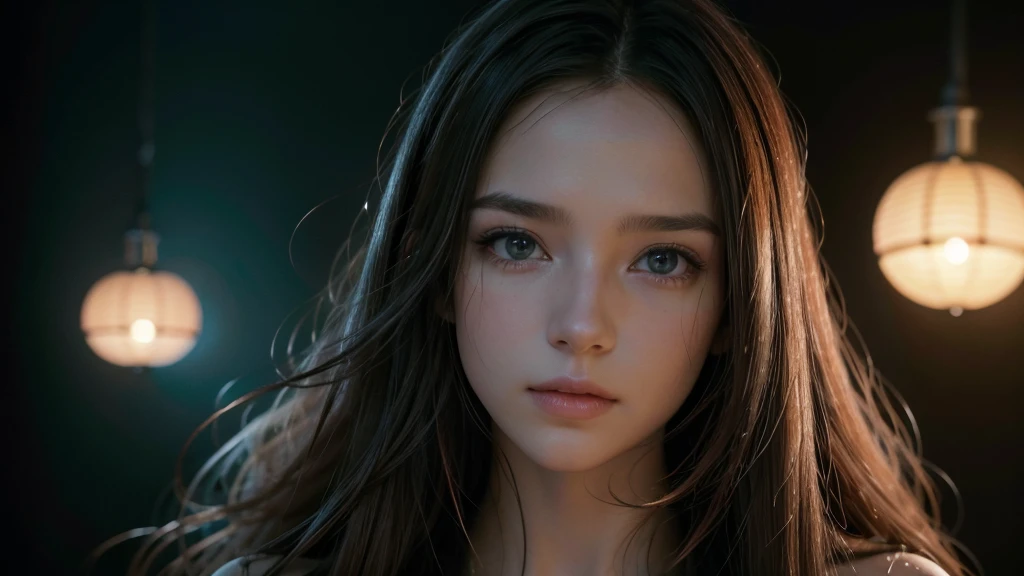 a beautiful female vocalist, singer, elegant, long flowing hair, intense expression, emotional, dramatic lighting, cinematic, oil painting, vibrant colors, warm lighting, detailed facial features, photorealistic, 8k, (best quality,4k,8k,highres,masterpiece:1.2),ultra-detailed,(realistic,photorealistic,photo-realistic:1.37),studio lighting,vivid colors,bokeh