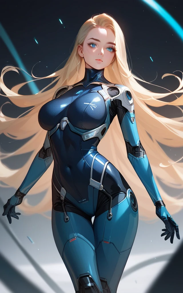 ((corpo inteiro):1.5), ((female):1.3), seios grandes, peito grande, cintura fina, bunda grande, extremamente sexy, Usando (High-tech mechanical armor) translucent:1.3), High-tech long blonde hair mechanical suit in red and blue color, Intricate neon circuits, translucent skin, (intrincados detalhes luminosos na armadura), ((vaporoso:1.2) (transparent:1.2) (Branco: 0.6) (chiffon) (topo de corte) Agarrou (Wet: 1.4) pele ): 1.2))), tempo chuvoso, DAMP BODY, suado, emanando muito poder, extrema riqueza de detalhes, Noite sombria, Preparation for rain