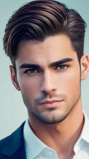 A handsome evrei man focus on the face