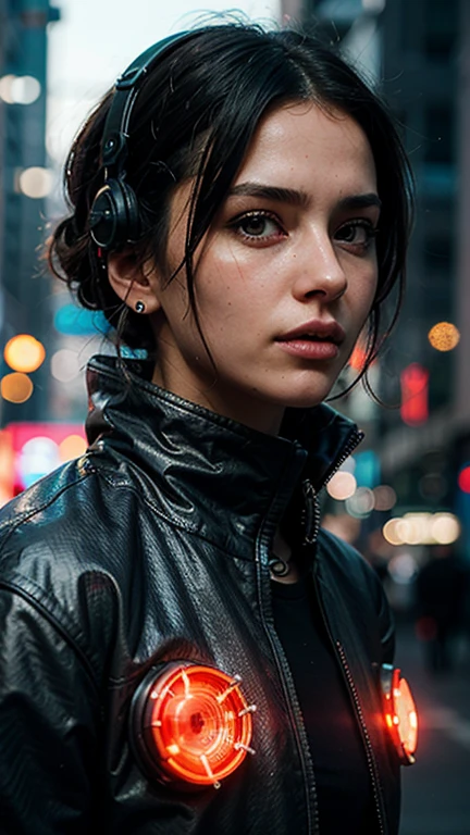 a close-up of a person wearing a helmet and waterproof jacket, Cute cyberpunk girl, cyberpunk 2 0 years. o Model girl, beautiful cyberpunk girl face, Ski Portrait Beautiful - FI Girl, cyberpunk dream girl, The portrait of the cyberpunk girl, beautiful cyberpunk woman model, cyberpunk style hyper realist, Cyberpunk neofuturista, Wojtek FUS, cyberpunk style ， hyper realist