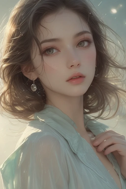 Soft lighting、Dramatic Shadows、A calming color palette、
Couple: Blond man (expensive, Statue-like, good looking, A brave young man with blue eyes, Curly blonde, Wearing an antique grey military uniform) He embraces the dark-haired woman (Sensual woman、Beautiful and detailed、Beautiful and delicate lips、Highly detailed face、Long eyelashes、Elegant appearance、Gothic Dress、A beautiful young femme fatale, she has blackberry eyes, Black panties、Sensual pose、Bold Pose、The skin is damp、sweating、Expressions of Ecstasy、Heavily wet、With water droplets). They are in love with each other. Sketch of、Beautiful Face, Beautiful Face立ち, Perfect image, , Full body image, Detailed Images, Highly detailed illustration, Carefully drawn.Watercolor