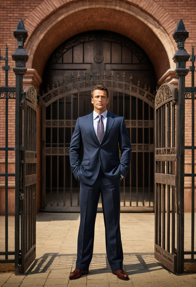 (Lawyer), movie "LEGAL HIGH", magazine cover, full body, award-winning, cinematic still, emotional, vignette, dynamic, vivid, (masterpiece, best quality, photorealistic, Professional, perfect composition, very aesthetic, absurdres, ultra-detailed, intricate details:1.3)
