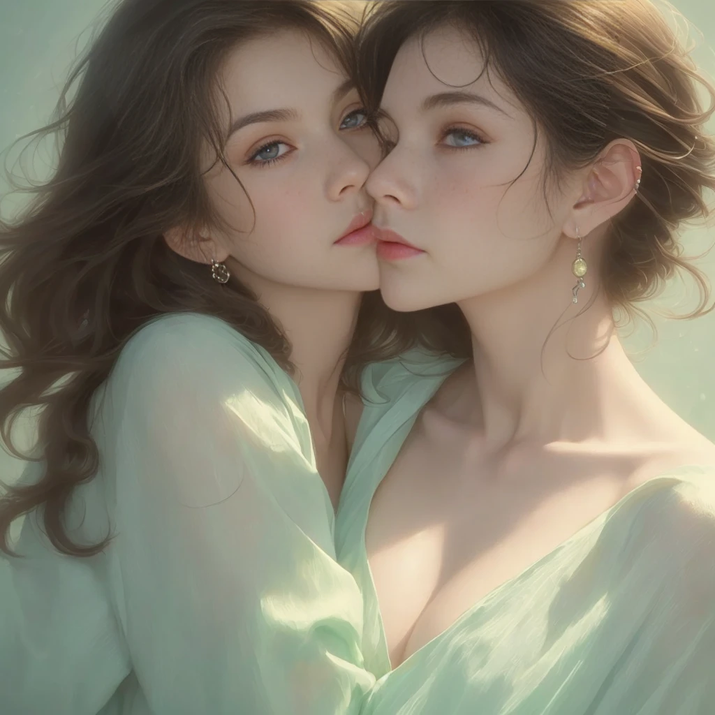 High-quality images of couples: blond man (Tall、Statue-like、Handsome and、Brave young man、Blue eyes、Curly golden hair、Wearing a grey antique military uniform) A woman with black hair (long straight black hair、Long Bangs、Blackberry eyes、A beautiful young femme fatale、naked、PRİNCESS、Hugging。They are in love with each other。Created by Boris Vallejo「Ideal Anatomy」The sketch of、It is characterized by being very detailed.。masterpiece、Detailed study of the face、Beautiful Face、Features of Beautiful Face、Perfect Image、Realistic shots、Detailed study of the face、Full body image、8k、Detailed Images、Highly detailed illustration、A true masterpiece of the highest quality、Careful drawing。Bare Skin、Gown and naked watercolor、
