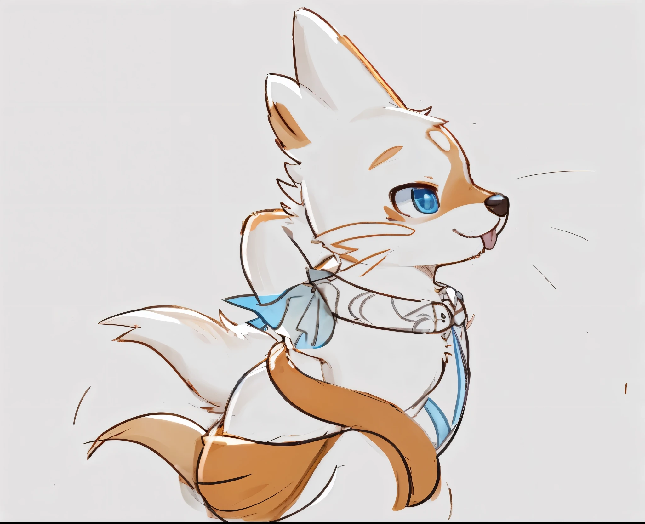 cartoon drawing of a Buizel, furaffinity commission, neutral pose, furry furaffinity, furaffinity fursona, distorted pose, cel shaded!!!, commission on furaffinity, lecherous pose, doing a sassy pose, professional furry drawing, sassy pose, long weasel, undertailed, pov furry art,Buizel, Sticking tongue out, Cute, Looking threw window, Blue eyes, By: sqshiijelly, By: Cydonia_Xia