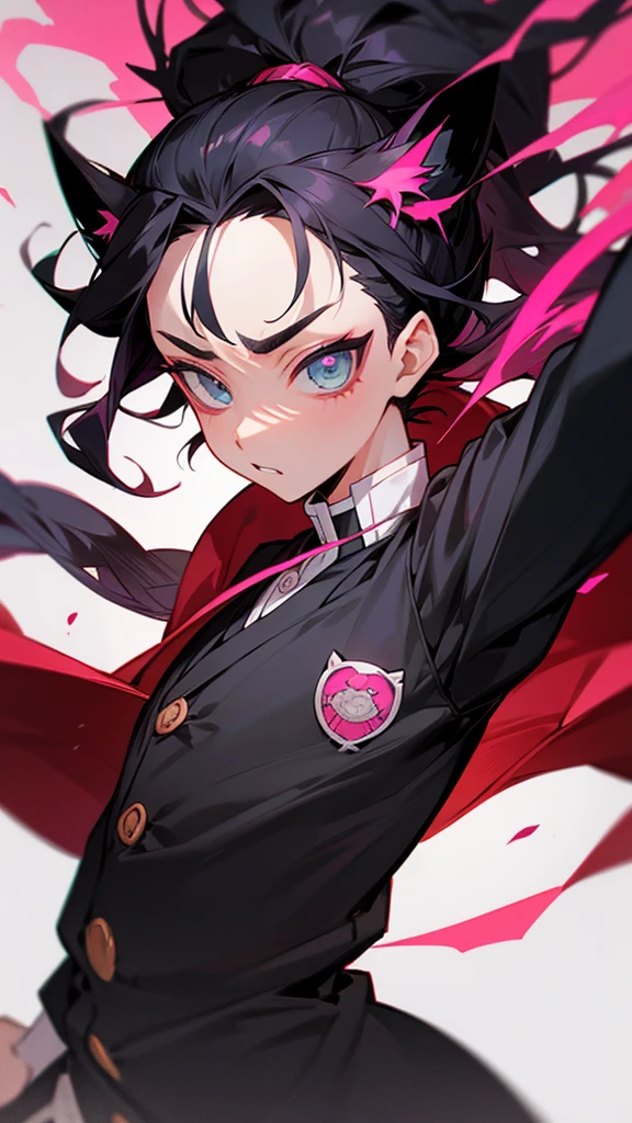 Kimetsu no Yaiba OC based on a black panther 
