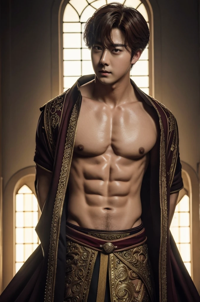 ((best quality)), ((masterpiece)), (detailed), perfect face
Jin de bts como el dios Dionisio