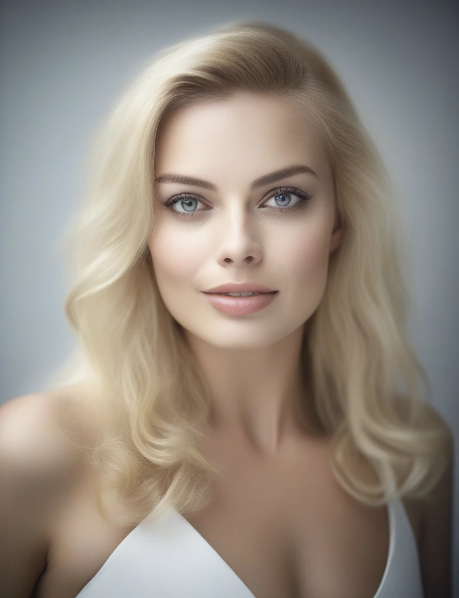 blonde woman, high quality portrait