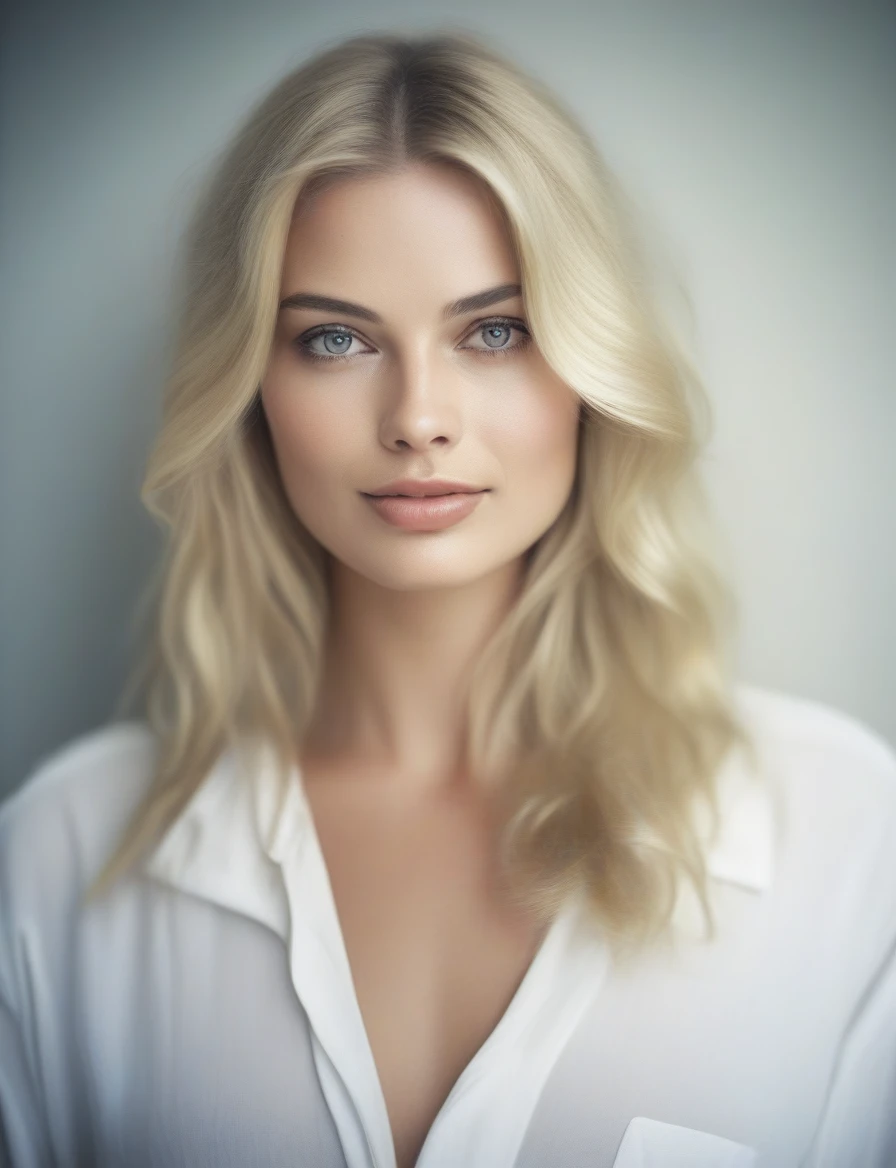 blonde woman, high quality portrait