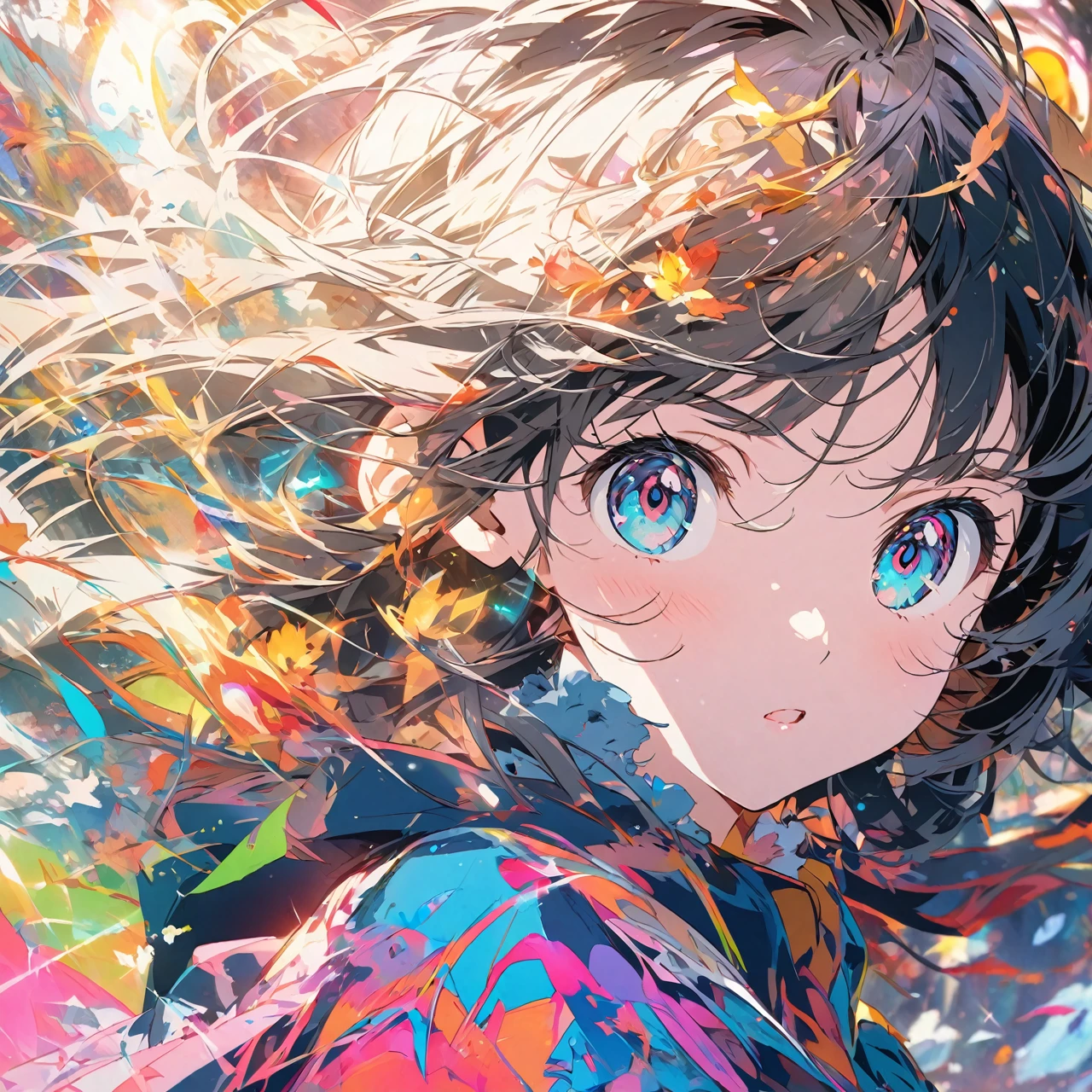 Turn the image into anime 