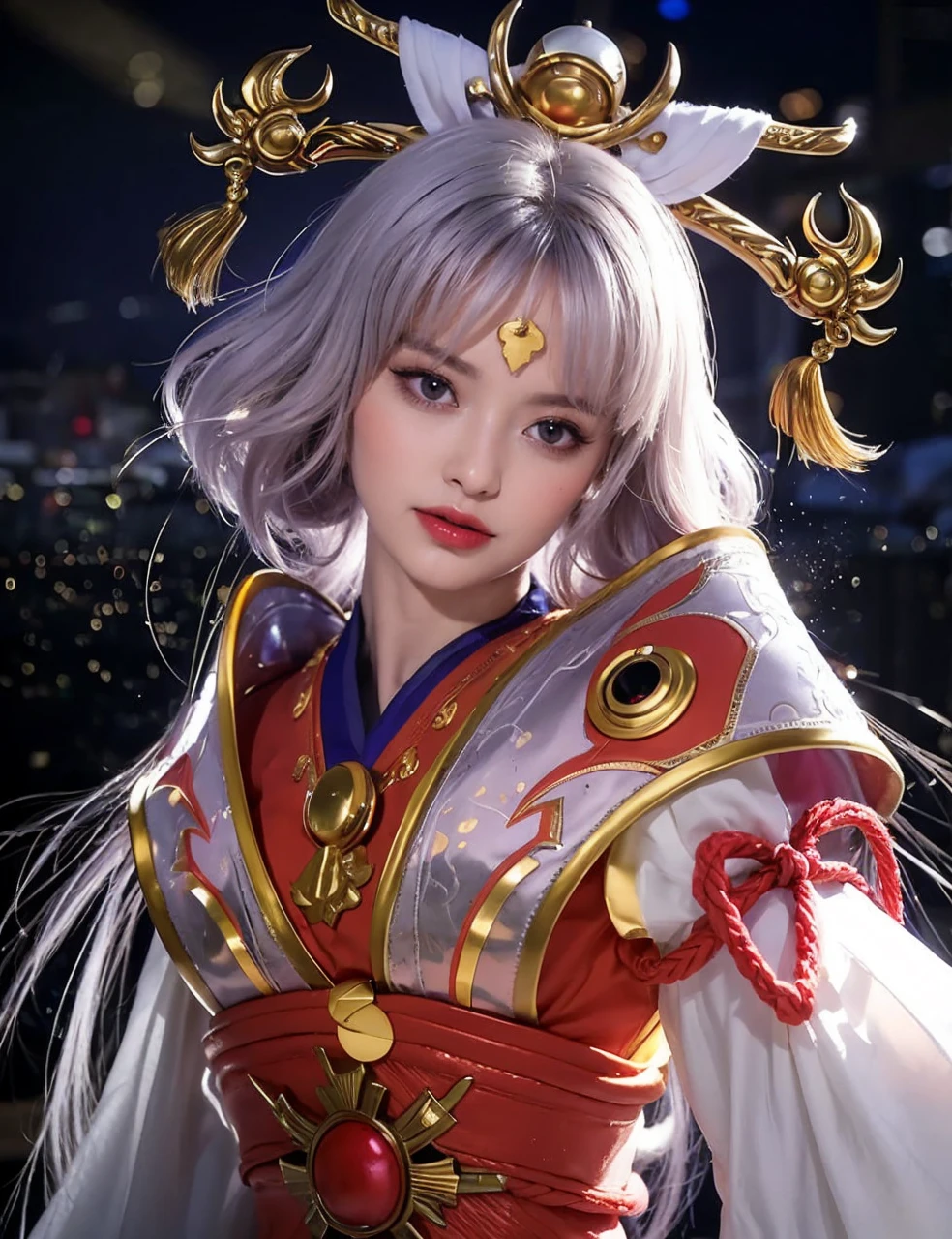 ((Best Quality, 8K, Masterpiece: 1.3)), Sharp: 1.2, Perfect Body Beauty: 1.4, Slim Abs: 1.2, ((Layered Hairstyle, :1.2)), (Good Girl Outfit: 1.1), (Indoor: 1.2), Wet: 1.5, Highly detailed face and skin texture, Detailed eyes, double eyelids, Look up at the lens,