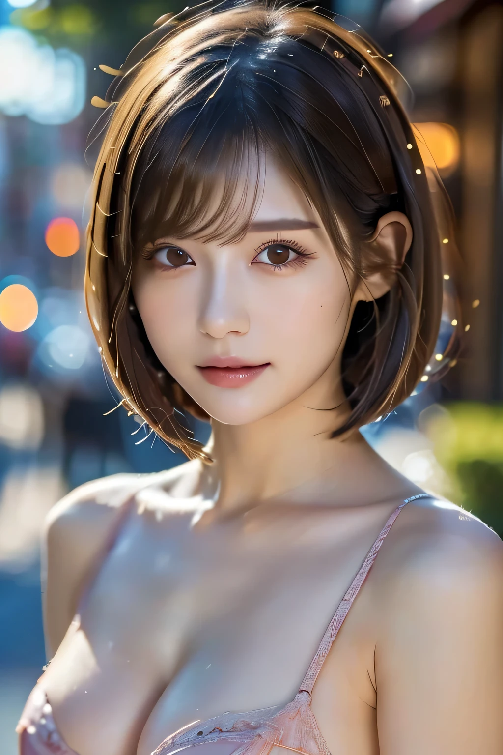 (Highest quality, masterpiece:1.3), ((Beautifully detailed face)), beautifully detailed skin, Intricate details, Very detailed, Best image quality in 8K,(18 year old girl:Prostitute,sexy:2.0,Undressing),A Japanese girl,Baby Face,(Detailed Hair,Bobcut:1.4),Detailed lips,Open your mouth,Beautiful and detailed feet,blush,Embarrassing,Realistic Face,Realistic Skin,(Vibrant Skin),Vivid lips, wearing T-shirt, wearing shoes, whole body, standing, mix4, 20d, solo, short_hair, shirt, high_heels,full_body, look_at_viewer, (8k, RAW photography, top quality, masterpiece:1.2), (realistic, photorealistic:1.37), professional lighting, photon mapping, radiosity,physically based rendering