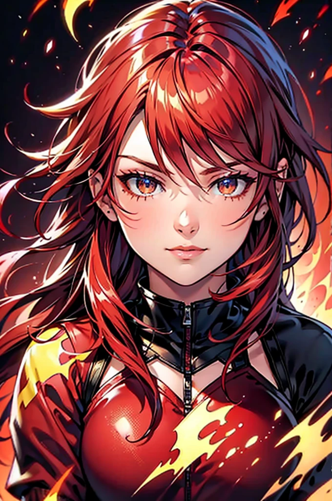 fliam skin red hair type fire 