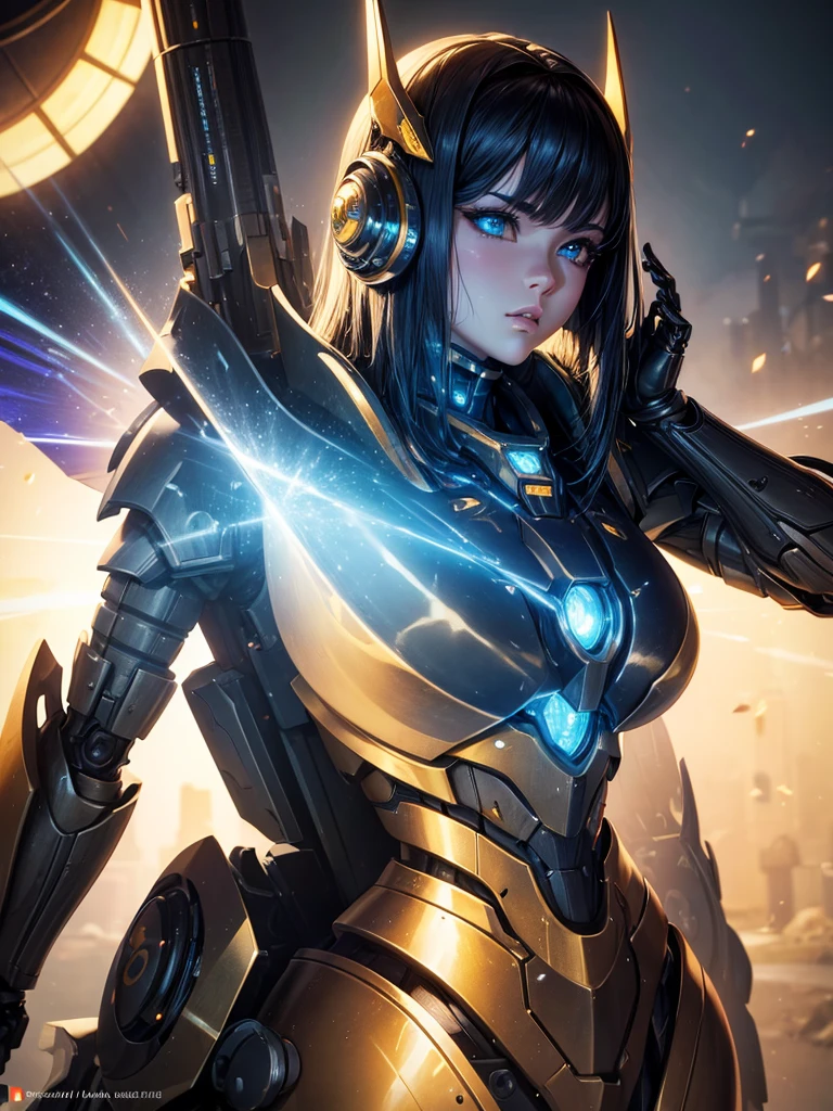 A heavy futuristic armored mecha suit, 1girl, extremely detailed armor, highly detailed face, beautiful detailed eyes, beautiful detailed lips, extremely detailed face and eyes, long eyelashes, intricate futuristic mecha suit design, advanced technology, dynamic pose, cinematic lighting, dramatic lighting, hyper detailed, 8k, ultra-detailed, (best quality:1.4),(masterpiece:1.2),(realistic:1.37),photorealistic, studio lighting, physically-based rendering, vivid colors, dynamic composition, cinematic atmosphere, epic, intricate details, anime style