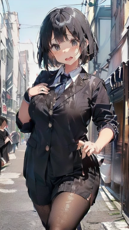 (must be follow these prompts:2.2),masterpiece,best quality,extremely detailed,(in her clothing:3.0),(in her formal styled business suit clothing:2.6),(adorable expression:2.5),(usual face:2.2),(displayed one girl on single picture:2.4),(black hair:2.1),(A short, slightly plump new employee in a business suit working in modern Tokyo:2.2),(The new employee is short and wears a business suit that looks ready to burst.:1.8),(A cute moan like a young girl:2.1),(その新入社員はInnocent faceをしていてとても可愛い:1.9),(The new employee is wearing a business suit that has been stained with a slightly brownish-yellowish stain from a previous .:1.8),(The new employee's semen stains over time and afterwards:1.5),(The new employee's breasts, covered by her business suit, are bulging out due to her strong sexual desire.:1.9),(Lewd love juices dripping down the inner thighs of his dark grey trousers:2.1),(clothing violated:1.9),(japanese pretty girl:1.7),(men's elected twangers were inserted her:2.3),(she was already stroked up to the depth intervaginal sensual spot:1.7),(notably buldged up her inner labia majora:2.6),(A young, shy moan:1.5),(big breasts in her clothing:2.2),(A new employee with a very innocent look while working in the office:2.3),(The new employee is short but has a slightly plump body.:1.9),(The crotch of his dark grey trousers is heavily discolored with love juice stains.:2.5),(The new employee is convulsing and dripping love juice from her pussy, which is hidden under her pants.:1.8),(The new employee's dark grey trousers, tightly encircling her plump thighs, are damp with lascivious secretions.:1.9),(The new employee endures the slush between his legs by keeping his dark grey trousers on tight.:2.5),(The corner of a young girl's body々A new employee whose entire body was toyed with by the lewd urges that wriggled wetly.:1.7),(A new employee who is always holding his crotch over his dark grey trousers:1.7),(A moan filled with childish embarrassment:1.5),(The new employee's suit-covered breasts and nipples are bulging with lust.:1.8),(The new employee's lewd body beneath her clothes is swelling slightly with her lascivious reaction.:1.6),(The new employee works very diligently.:2.5),(The new employee has short, thick legs.:1.6),(first time々New Employees:2.2),(she looks like japanese idol:2.3),(The dark grey trousers are made of a durable fabric that will never tear.:4.3),(Her bursting breasts are completely hidden under a dark grey office suit:1.8),(she looks like a ta:2.0),(All of this happened to the new employee himself, not anyone else.:2.1),(Slimy semen was leaking from the crotch area of his dark grey trousers.:1.6),(tough business suit:2.2),(Make sure to depict the face:5.3),(Calm expression:4.3),(Innocent face:3),(The story focuses on just that one new employee.:3.3),(The only characters that appear are the new recruits.:4.2),(Portrait Style:5)