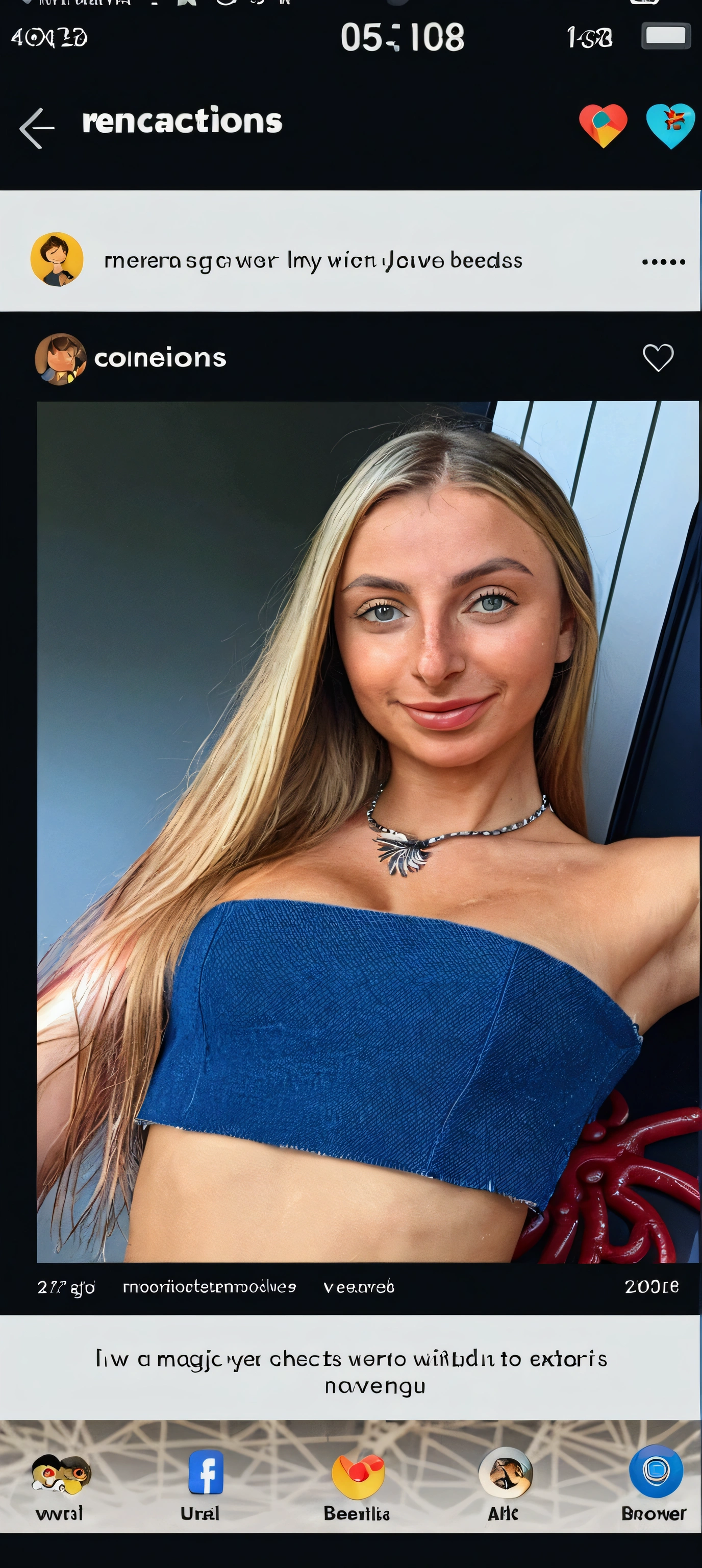Morena Beltrán sitting with her breasts uncovered