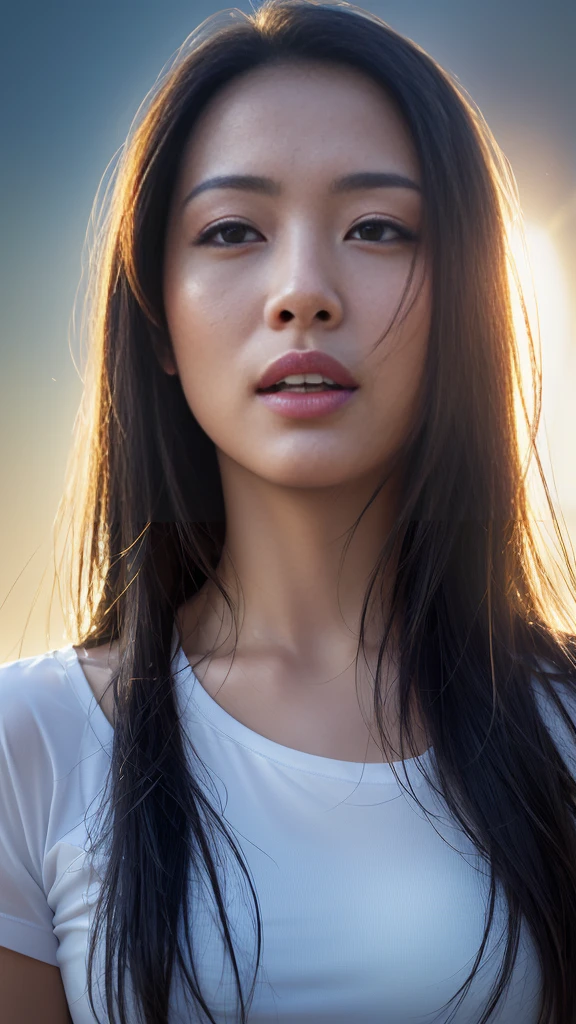 Dressed, (photo Realistic:1.4), (hyper Realistic:1.4), (Realistic:1.3),
(Smoother lighting:1.05), (Improving the lighting quality of movies:0.9), 32K,
One girl,20 year old Nepalese woman, Realistic lighting, Backlight, Light on the face, Ray-tracing, (Bright light:1.2), (Improvement of quality:1.4),
(Highest Quality Real Texture Skins:1.4), Detailed drawn eyes, Detailed painted face,
(tired and sleepy and joy), (smile:0), Face close-up, T-Shirts,
(Enhance the mood of your body line:1.1), (Enhances the beauty of skin texture:1.1)