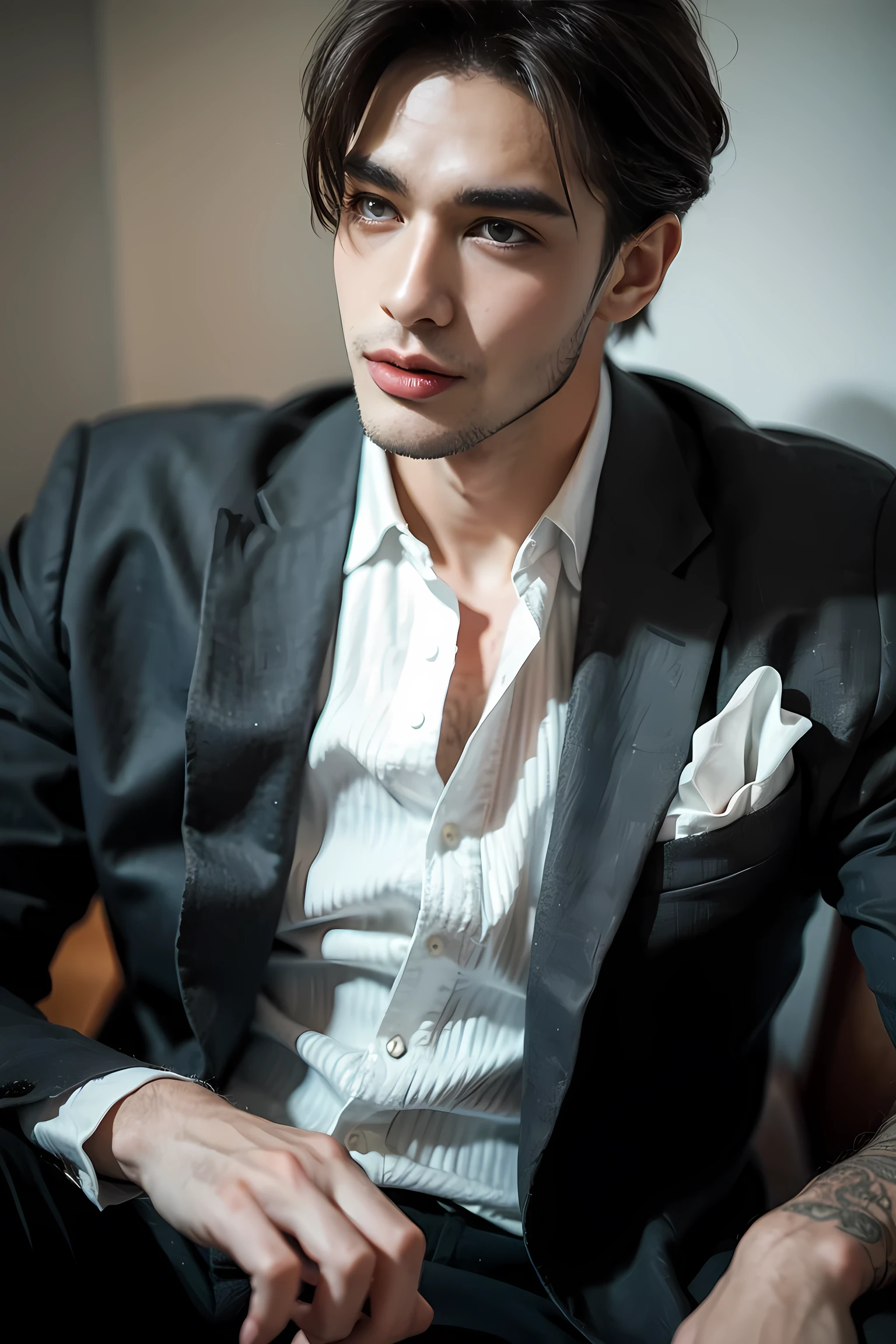 Realistic , handsome men