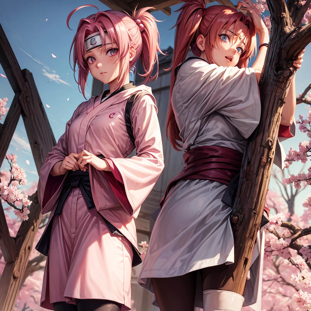 Sakura from Naruto whose weight and eyes are marked 